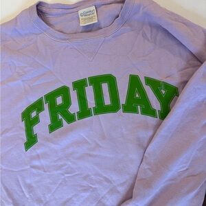 Disney Freakier Friday Purple Sweatshirt